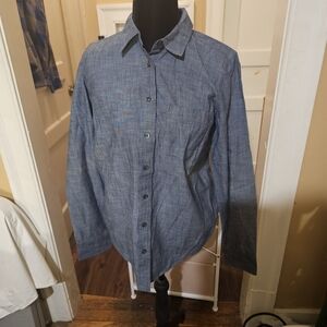 Lands' End Charcoal Gray Shirt